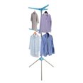 thumbnail image 1 of Grusce 1 Layer Clothes Drying Rack with Rotating Clothes Rail Stainless Steel Laundry Drying Rack Foldable Space Saving Laundry Drying Stand Portable Laundry Air Dryer for 54/27 Pieces of Clothes, 1 of 5