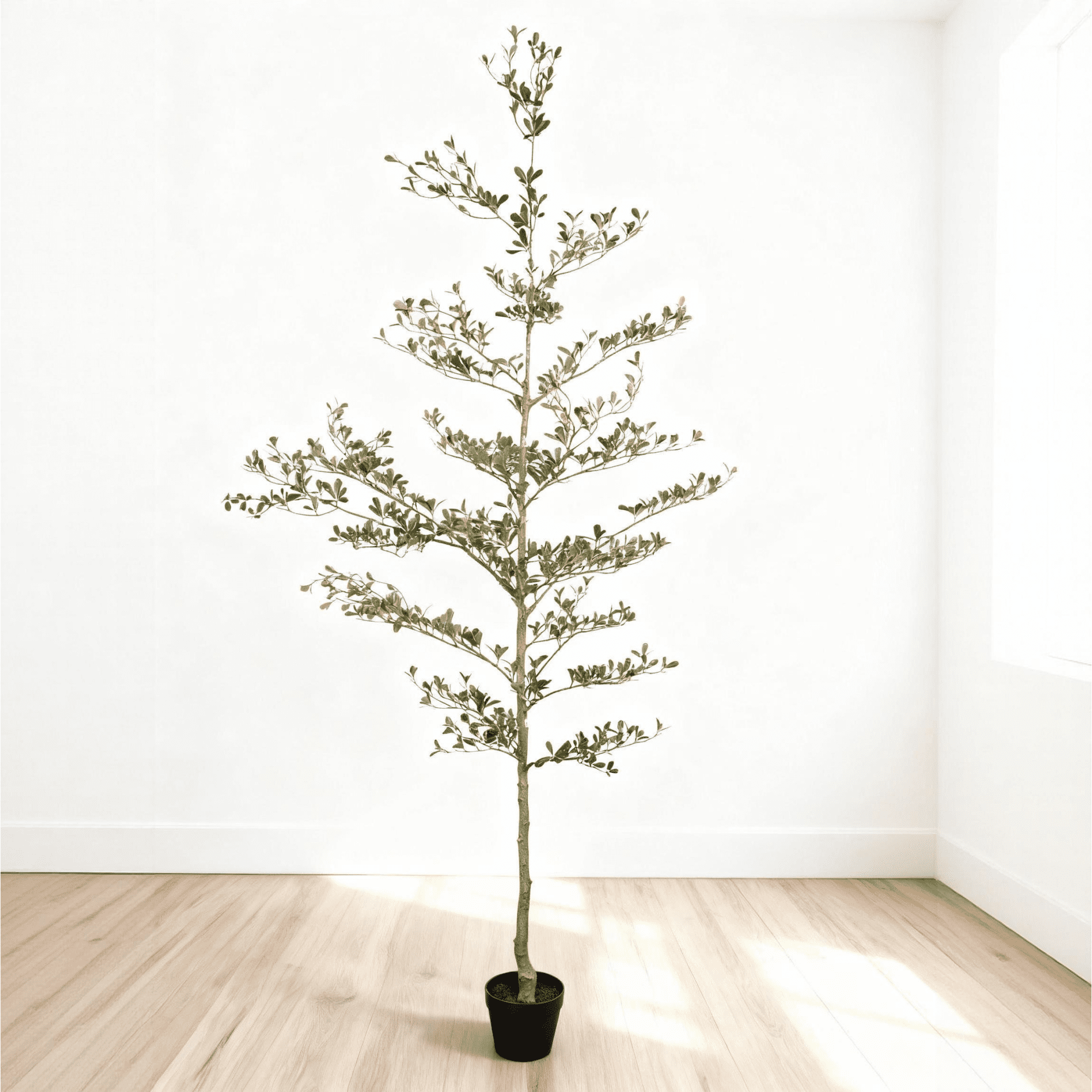 7FT Artificial Olive Tree,Realistic Indoor Outdoor Plants for Home Decor Housewarming Gift,1PCS