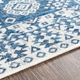 thumbnail image 6 of Mark&Day Outdoor Rugs, 9x12 Marum Global Indoor/Outdoor Navy Area Rug, Non Shedding Blue Grey White Carpet for Patio, Porch, Deck, Bedroom, Living Room or Kitchen (8'10" x 12'), 6 of 6