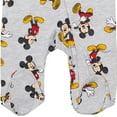 thumbnail image 5 of Disney Mickey Mouse Winnie the Pooh Baby 2 Pack Zip Up Sleep N' Plays Newborn to Infant, 5 of 5