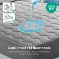 thumbnail image 4 of Cooling Mattress Pad Waterproof Cold Topper with TriSupport 3D Tech Soft Fluffy Bed Protector Deep Pocket, 4 of 8