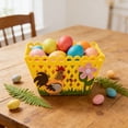 thumbnail image 5 of ddioayh Easter Storage Baskets Non-Woven Fabric Reusable Decorative for Easter Eggs Candy Toys Gift Packaging Holiday Party Favor, 5 of 6