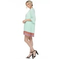 thumbnail image 3 of White Mark Women's Embroidered Tunic Dress, 3 of 6
