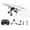 1 Battery, variant on RC Paper Airplane Kit, DIY Electric Paper Airplane Motor with Gyro Stabilizer, 2.4GHz Remote Control Foldable Micro Fixed Wing Drone