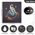 thumbnail image 5 of Yayeee Magnetic Dishwasher Cover for The Front Decoration Home Kitchen Machine Sticker Protector, Black Astronaut Record, 5 of 6