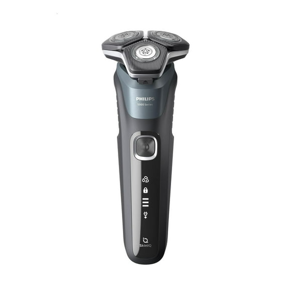 Philips Shaver Series 5000, Wet & Dry Electric Shaver with Cable-free Quick Clean Pod, S5882/50, rotary shaver