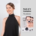 thumbnail image 3 of Iroha Nature, Cleansing Strips for Blackheads with Activated Charcoal (10 Pieces), 3 of 7