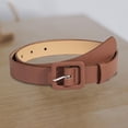 thumbnail image 6 of yuksok PU Women Belt Pin Buckle Belt Casual Stylish Waistband for Girls Lady Jeans Brown, 6 of 9