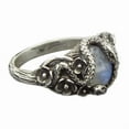thumbnail image 2 of Women's Retro Style Snake Branch Flower Moonstone Ring, 2 of 3