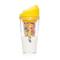 thumbnail image 1 of Taza de cereales CRUNCHCUP XL amarilla portátil de plástico para desayuno, 1 of 9