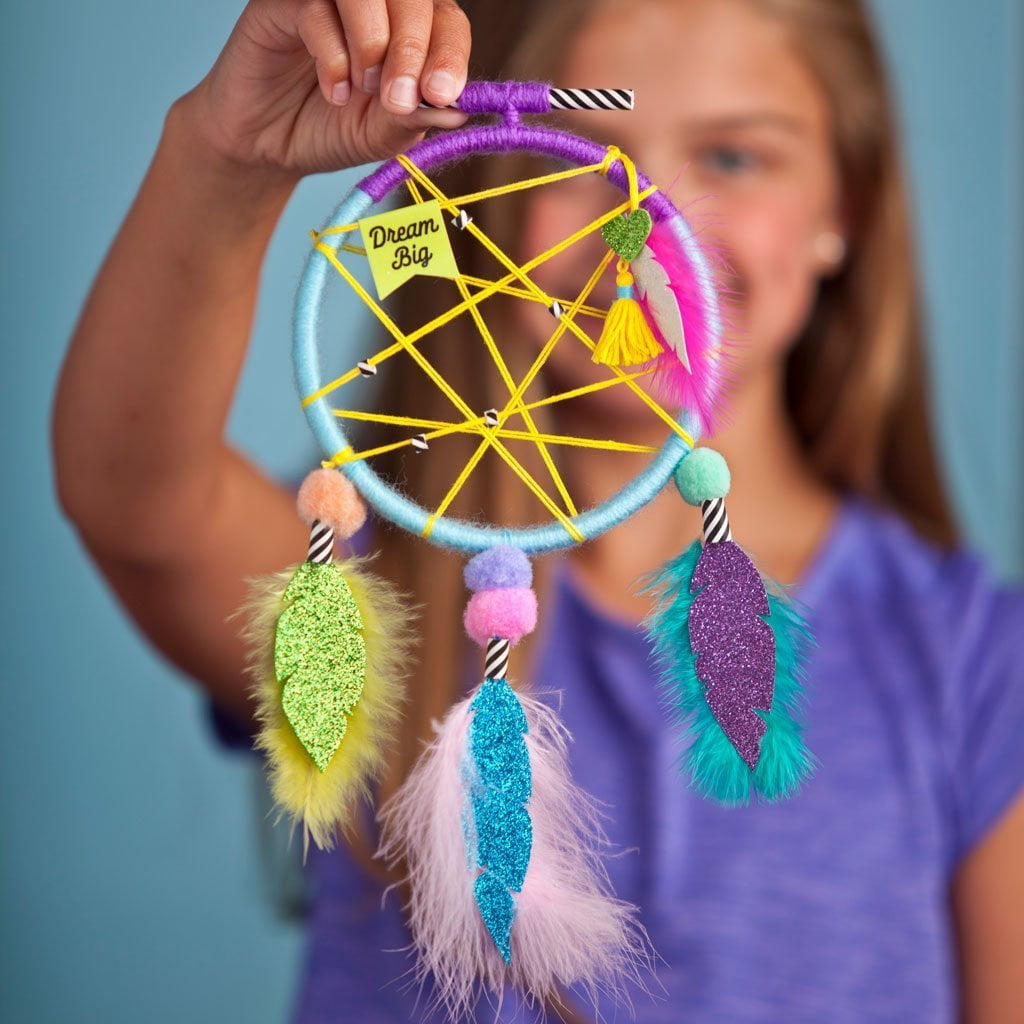 4M Dream Catcher Making Kit  Fun Crafts Work for 5 Year Old Kids