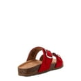 thumbnail image 7 of Time and Tru Women's Two Band Slide Sandals, 7 of 7