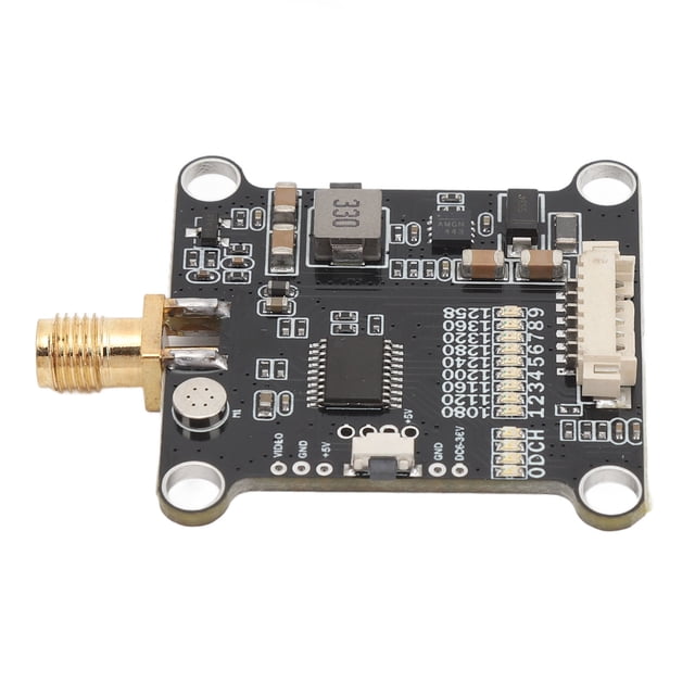 Módulo del Transmisor de video, Interfaz de Antenas SMA 9CH DC 7-36V FÁCLE INSTALACIÓN MÓDULO DE TRANSMISOR DE DRONES RC PARA DRON RC