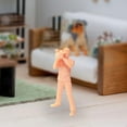 thumbnail image 6 of 1/64 Figures Miniature Model People Figures Mini People Model 1/64 Scale Figurines for Miniature Scene Dollhouse Decor Sand Table Decoration Style C, 6 of 8