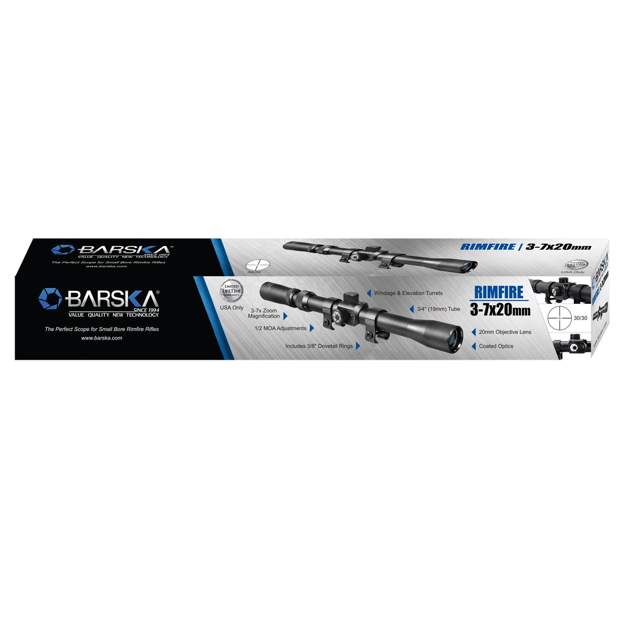 3-7x20mm Rimfire Riflescope - Walmart.com