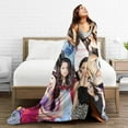 thumbnail image 6 of Blankets Jenna Ortega Soft and Comfortable Warm Fleece Throw Blanket Yoga Blankets Beach Blanket Picnic Blankets Decoration Gift for Decorate Room Dormitory Sofa Bed Camping Travel All Season, 6 of 9
