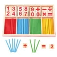 thumbnail image 1 of Fufafayo 2Pcs Math CountingToy, Spindle Box Wooden EducationalToyfor Learning,KidsCounting Game and Number Recognition, Early Childhood Math Manipulatives for Classroom, Homeschool or Study, Natural, 1 of 5