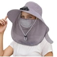 thumbnail image 4 of Summer Hats for Women , Womens Beach Hat , Vacation Hats for Women Solar Fan Bucket Hat with UPF50+ Sun Wide Brim for Outdoor Sports and Summer Activities, 4 of 5