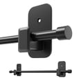 thumbnail image 2 of No-Drill Curtain Rod Bracket, Multi-Function Towel Bar Holder Hooks, Long Object Wall Clips, 4-Pack, 2 of 9
