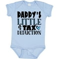 thumbnail image 3 of Inktastic Daddy's Little Tax Deduction Blue Hearts Boys or Girls Baby Bodysuit, 3 of 5