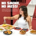 thumbnail image 2 of Micro Grill | Microwave Grill Sandwich Maker - Grilled Cheese Sandwich Maker - Munchy - Toastie Maker- Panini Press - Travel Sandwich Maker (Red), 2 of 6