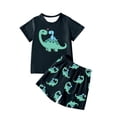 thumbnail image 3 of Boy Outfit Set Printed Short Sleeve Shirt Short Pullover Spring Outfits Spring Outfits 6-7 Years, 3 of 3