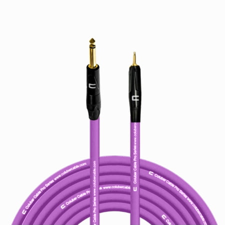 Coluber Cable 1/4" TS Male to 3.5 TS Male - Pro 3-Pin Microphone Connector