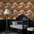 thumbnail image 4 of Peel and Stick Wallpaper Vibrant Butterflies Colorful Flowers Bloom Wall Mural 23.6in x 9.8ft Self Adhesive Removable Wall Paper Renter Friendly Wallpaper for Nursery Bedroom Cabinets, 4 of 8