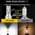 thumbnail image 2 of 2x70w Pure White Motorcylce Led Headlight Bulbs 6000k Kit For Kawasaki Ninja 250 300 650 Zx6r Zx10 Motorcycle Led Light - Y, 2 of 4
