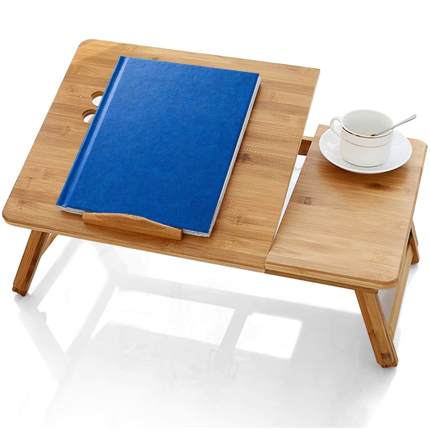 Bamboo Laptop Bed Table Portable Laptop Stand Foldable Laptop Desk Bed
