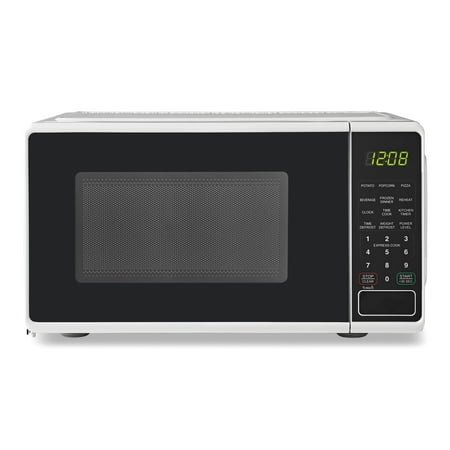 

PORIL 0.7 Cu ft Compact Countertop Microwave Oven White