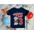 thumbnail image 4 of Paw Patrol 3rd Birthday Boy Shirt Paw Patrol Boy Birthday T-Shirt: Celebrate with Rubble, Marshall, Rocky, & Zuma, 4 of 8