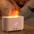 thumbnail image 1 of Humidificador de aire USB con llama Apagado automático luces LED para dormitorio Bebés Guardería SPA Escritorio , blanco Fernando Humidificador de aire, 1 of 8