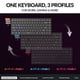 thumbnail image 4 of Teclado Mecánico Keychron K2 HE Inalámbrico Bluetooth 5.2 RGB, 4 of 7