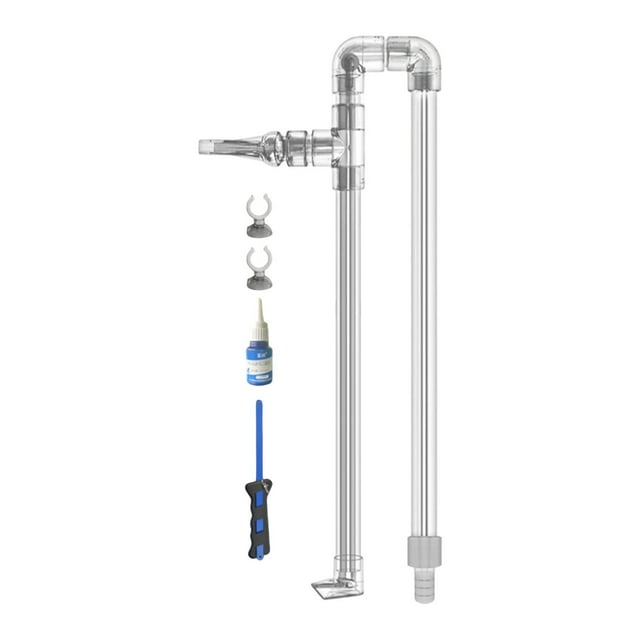 Almencla Kit de Tuyau de Nénuphar pour Aquarium Réservoir Planté Kit de Remplacement Facile à Installer 20mm