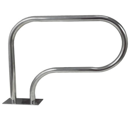 

Febtech Swimming Pool Hand Rail 304 Stainless Steel 30”(L) x 23.6”(H) Rustproof 3-Bend Pool Stair Rail
