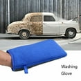 thumbnail image 5 of myvepuop Gloves Car Wash Magic Clays Mitt Auto Care Cleaning Towel Microfiber Sponge Pad Blue One Size, 5 of 9