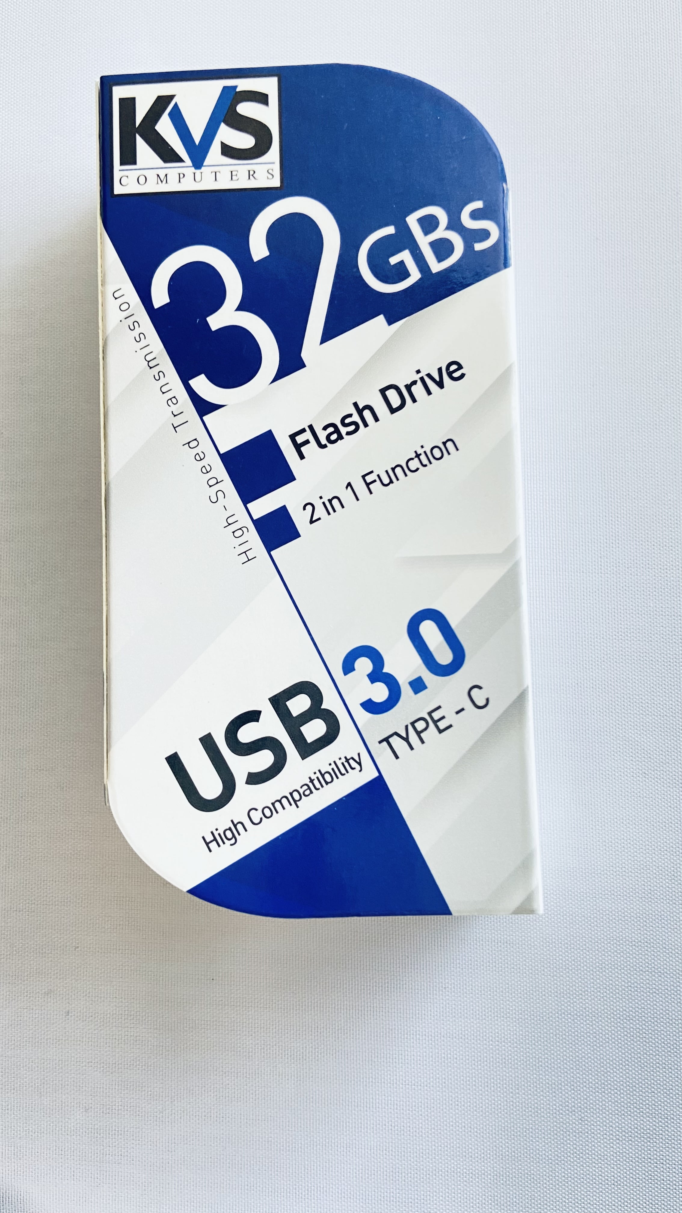 KVS Computers 32GB USB 3 0 Type C Flash Storage Drive For Computer And
