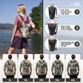 thumbnail image 4 of Mochila impermeable MARCHWAY 40L, flotante, impermeable, camuflaje, 4 of 8