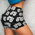 thumbnail image 3 of Picia Cool Car Printed Workout Shorts for Women Seamless Scrunch Butt Lifting High Waisted Yoga Gym Booty Running Moisture-wicking Short Pants-, 3 of 9