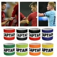 thumbnail image 4 of Callipe Soccer Captain Armband Outdoor Team Sports Band Adjustable Nylon Elastic Armband for Football Rugby Basketball, 4 of 8