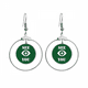 thumbnail image 1 of Adiós ver ojos mirada Los pendientes cuelgan del aro de la joyería del círculo de la gota Unbranded M, 1 of 3