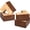 Brown-3 inch, variant on Solid Wood Furniture Risers Brown 4 Inch Bed Sofa Table Lift