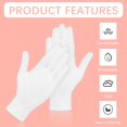 thumbnail image 4 of Guantes lipetol 36 piezas blancos de algodón hidratantes talla XL, 4 of 7