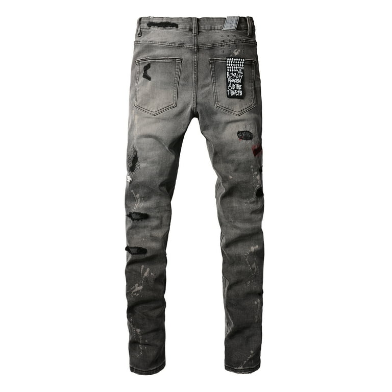 New Ksubi Jeans Men's 2025 New Fashion Trend High Quality Jeans