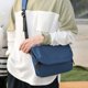 thumbnail image 1 of Bolso de hombro cruzado impermeable casual | Organizador de gran capacidad | Múltiples compartimentos y cierre de cremallera | Ligero 431g | Para el trabajo diario | 27x20x9cm | Negro Gris Azul, 1 of 6