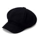 thumbnail image 2 of Ayyufe - Gorro de lana para mujer, estilo sencillo, cálido, para otoño e invierno, informal, de lana, estilo vendedor de periódicos, boina francesa, color liso, 2 of 6