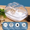 thumbnail image 3 of Transparent Hamster Bathroom Guinea Pig Hamster Sand Bath Mouse Box Hamster-M, 3 of 9