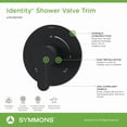 thumbnail image 6 of Symmons 6790MBTRM Identity Pressure Balanced Valve Trim Only - Black, 6 of 7