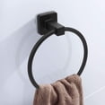 thumbnail image 4 of Ensemble de Quincaillerie de Salle de Bain 4 Pièces, Ensemble de Porte-Serviettes en Acier Inoxydable, Comprend une Barre de Serviette à Main, un Anneau de Serviette, des Crochets de Serviette de Toilette, un Porte-Papier Toilette, un Ensemble de Porte-Serviettes de Salle de Bains, 4 of 7